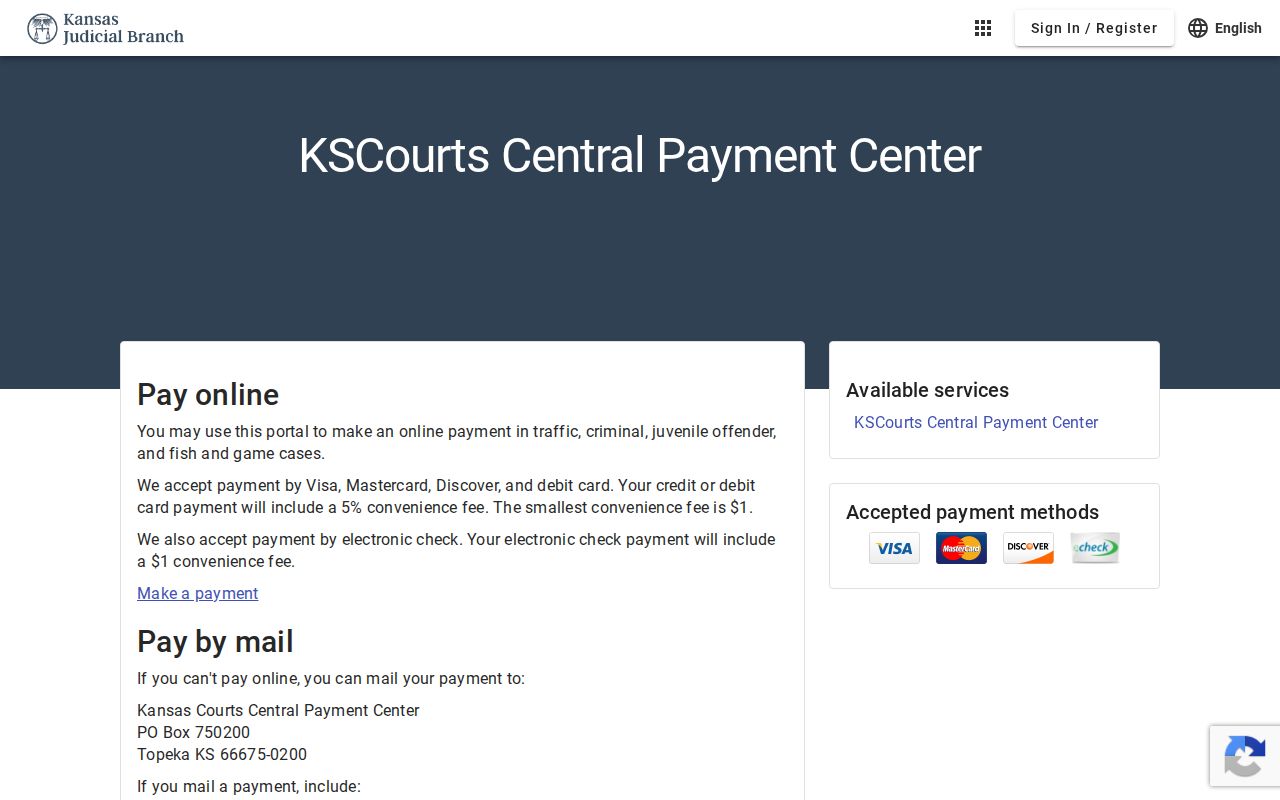 Pawnee County criminal docket payment portal
