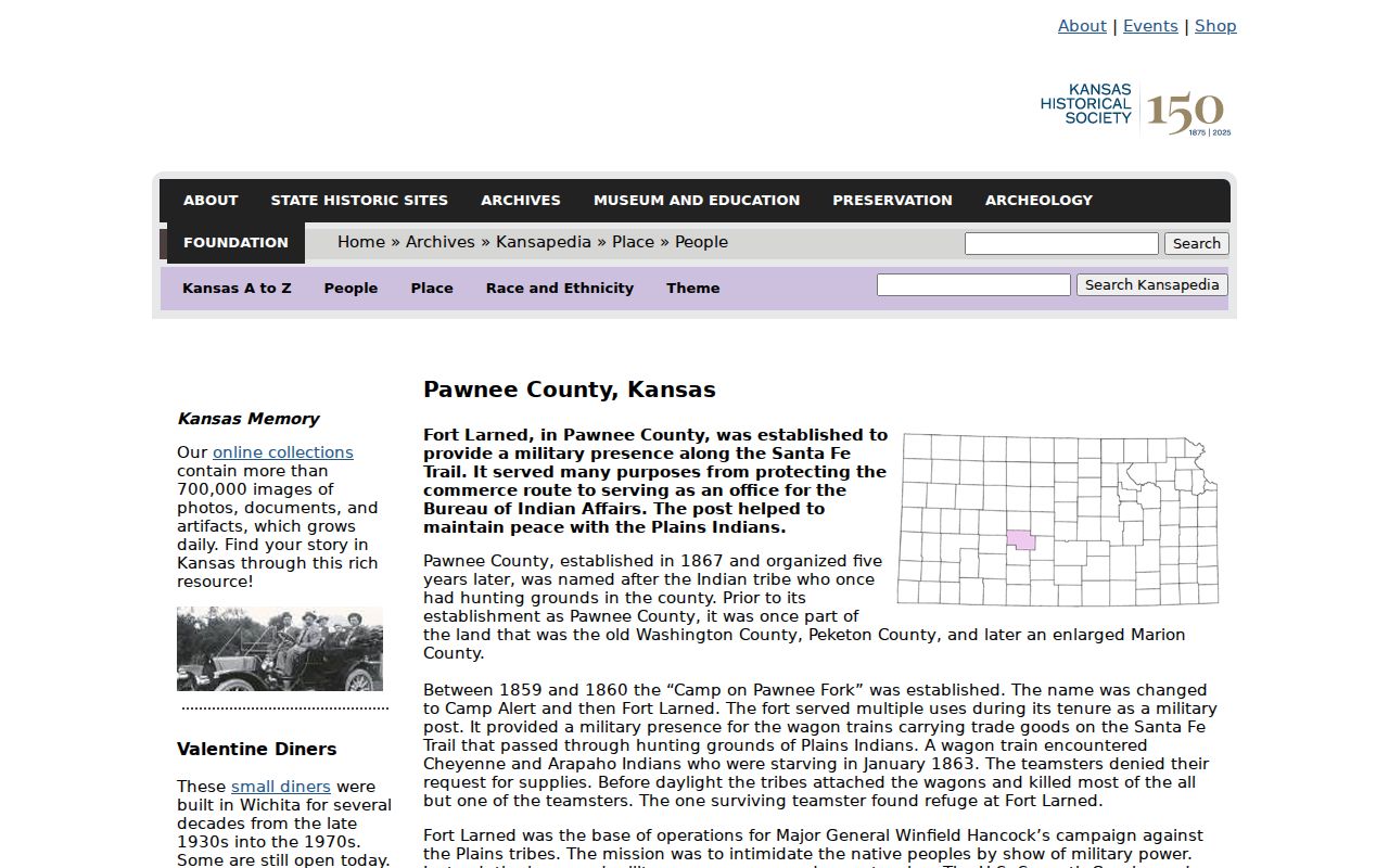 Larned court docket historical context
