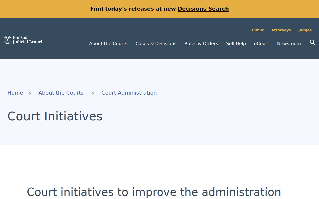 Rozel court docket Kansas court initiatives
