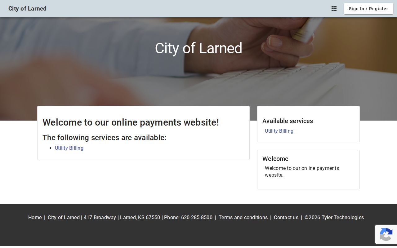 Pawnee County traffic court records Larned payment service