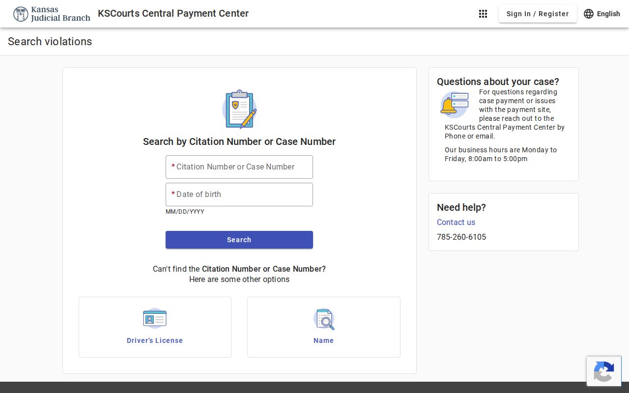 Pawnee County traffic court records payment search